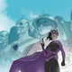 Cover art for Justice Society of America #1, featuring the JSA and Huntress in the foreground.